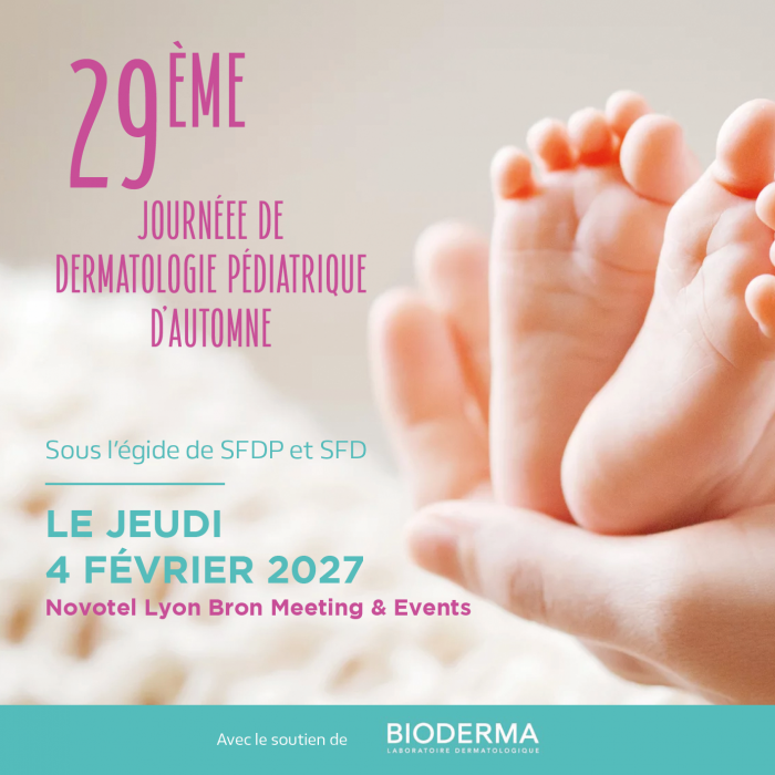 29ÈME JOURNÉE DE DERMATOLOGIE PÉDIATRIQUE D'AUTOMNE JDPA 2027